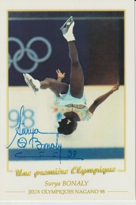 Surya Bonaly, orig sign AK