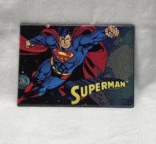 ATA BOY 1998 Superman Locker Magnet 3.5" x 2.75" DC Comics