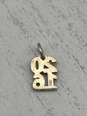 Retired James Avery Sterling Silver 2016 Year Charm