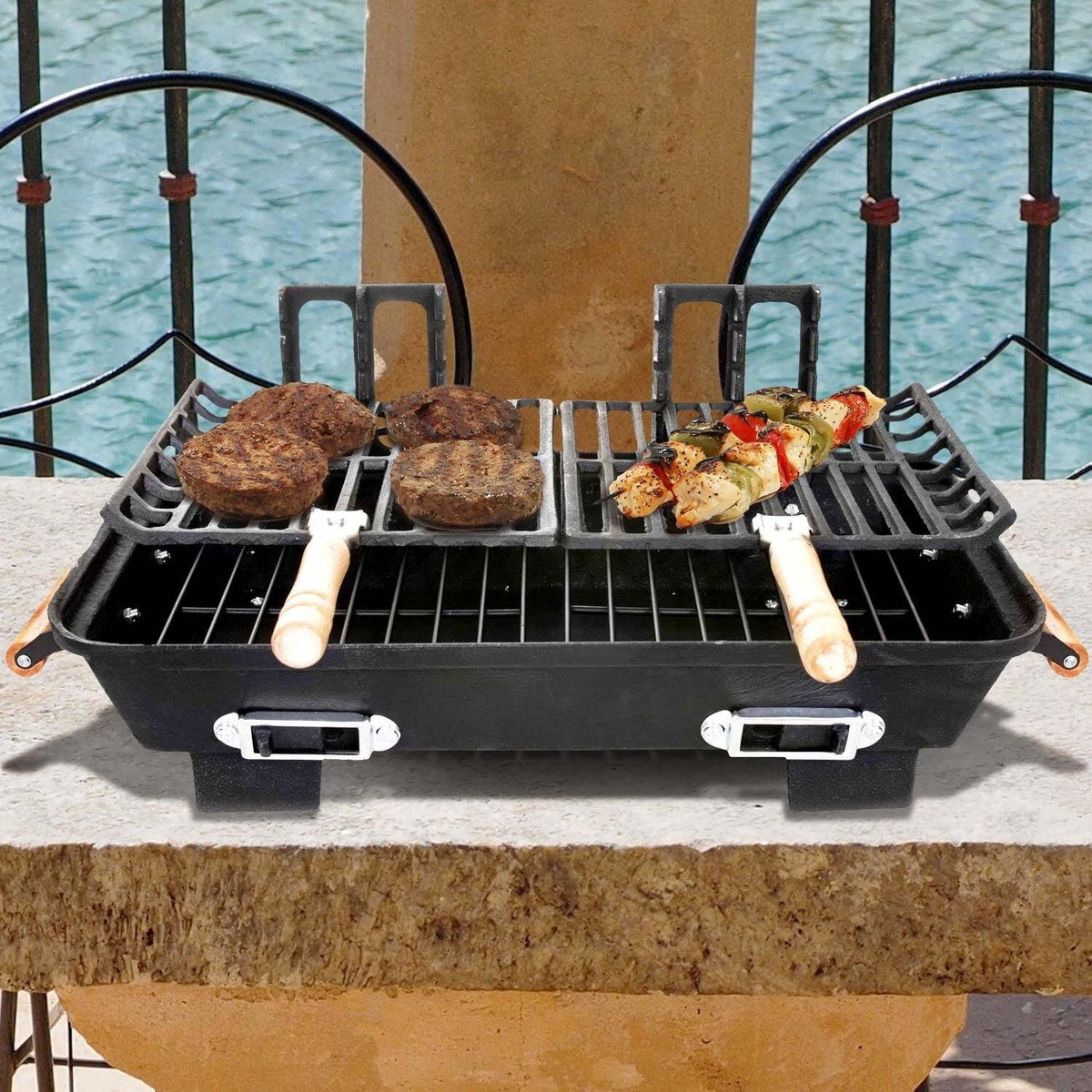 バーベキュー・調理用品 K Kay Home Products 30052DI Japanese/Hibachi Grill for sale