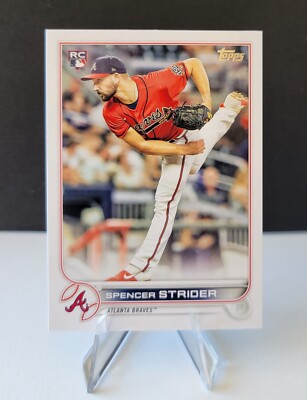 2022 Topps Spencer Strider RC Atlanta Braves Baseball Card #509
