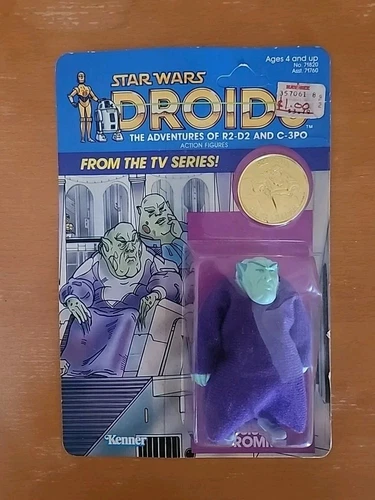 Kenner Sealed Unpunched Sise Fromm w/Coin Star Wars Droids 1985 w/Case