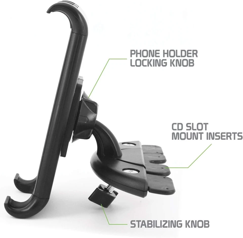 Cellet Tablet Holder, Universal Car CD Slot Phone and Tablet Mount Cradle - Image 3 of 4