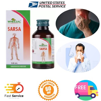 Wheezal homoeopathy Sarsa Syrup (120ml)
