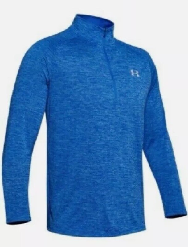 Under Armour Blue UA Tech 2.0 1/2 Zip Long Sleeves Shirt 1328495 404 3XL Tall