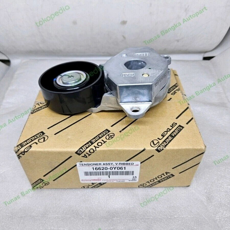 Fits For TOYOTA Yaris Sienta Tensioner Assy, V-Ribbed Belt 16620-0Y061 Genuine - Image 3 of 4