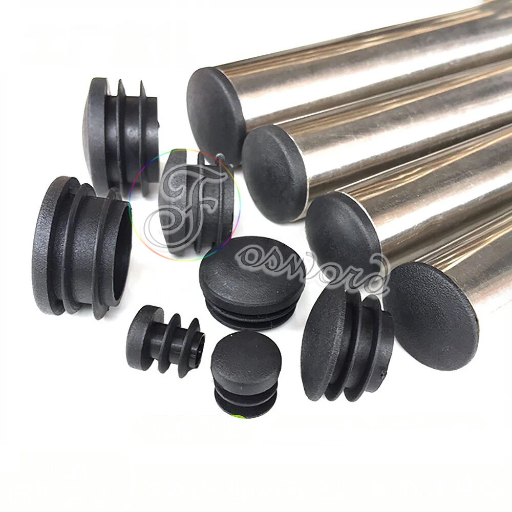 Arc Plastic End Caps Inserts Furniture Plug Blanking Pipe Table
