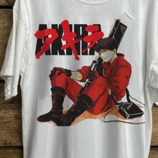 Akira Anime Tshirt, Akira Movie White Short Sleeve Unisex Tshirt KH14864