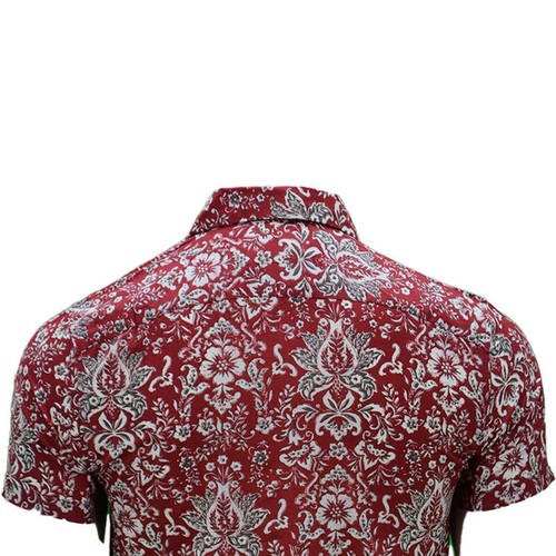 Camisa para hombre ABERCROMBIE & FITCH de verano floral manga corta suave informal formal - Imagen 7 de 14