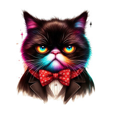 Grumpy Cat Wall Decal Sticker 18X18cm Large