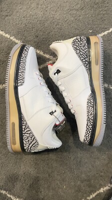 Size 9 - Air‎ Jordan Fusion 3 White Cement AJF3 Jordan AJF 3 White Cement Men main image 4