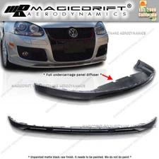 For 06-09 VW GOLF GTI MK5 Votex V Style Front Bumper Lip Lower Valance Urethane