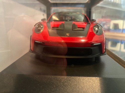 PORSCHE 911 TYPE 992 GT3 RS 2023 RED WEISSACH ONE OF 300 1/18 MINICHAMPS - Imagen 7 de 14