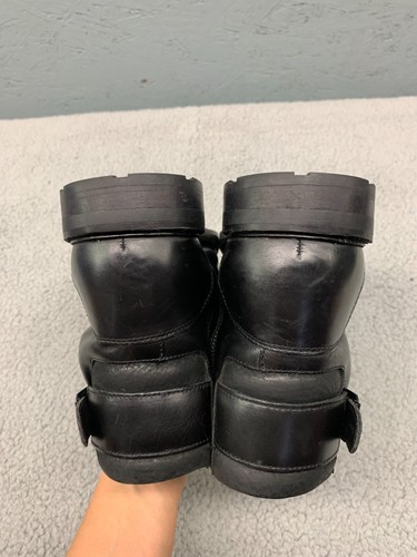 Clarks Men’s Black Leather Boots Size 9.5 Cap Toe Lace Up Zip Combat Style - Picture 14 of 14