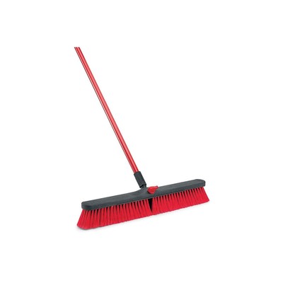 Libman 24  Multi-Surface Push Broom Steel Handle 4 Pack (#805)