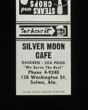 1950s Silver Moon Cafe Scruffy Whites-Only Restaurant Murder Selma AL Dallas Co