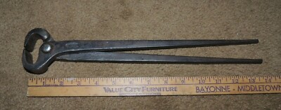 Vintage 14'' long Enderes Farrier Hoof Nippers, 1'' CUTTING EDGES 