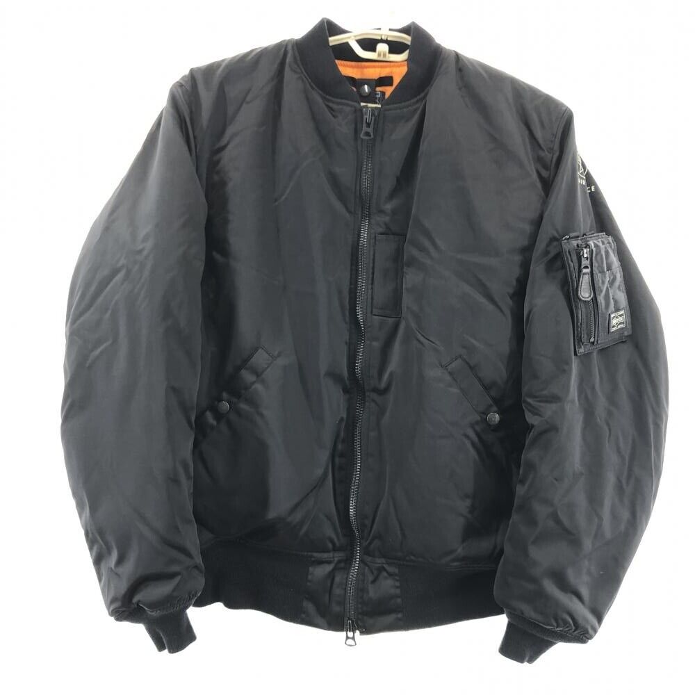 Buzz Rickson's x PORTER MA-1 & Wallet Flight Jacket Black Size 42 Japan Rare