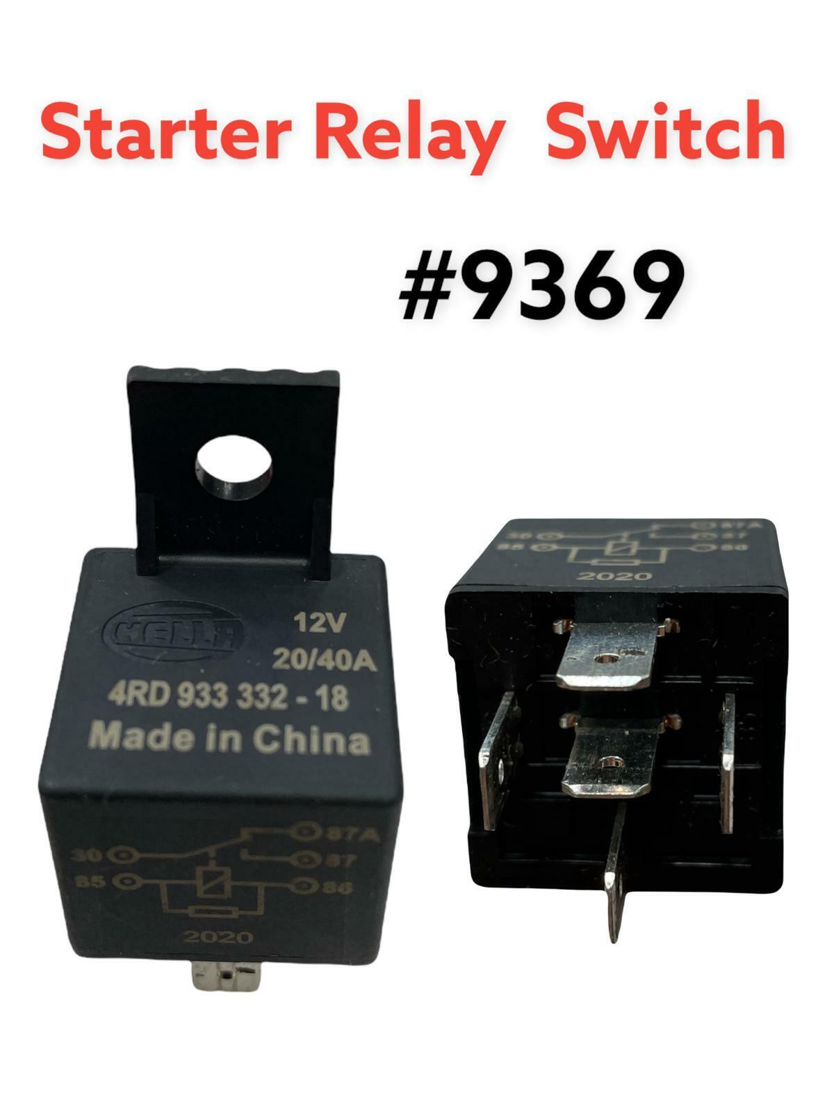 HELLA 4RD 933 332 18 Relay 12v 20/40 AMP 3620 4RD 933 332