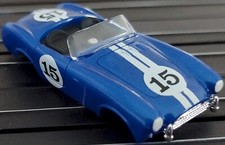 Ford Shelby AC Cobra Snake Blue TJet HO Slot Car BODY for AURORA autoworld DASH