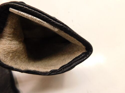 Leather Black Gloves Size 7 C Sheepskin Knitted Lining US Military Dress Uniform - Picture 4 of 5