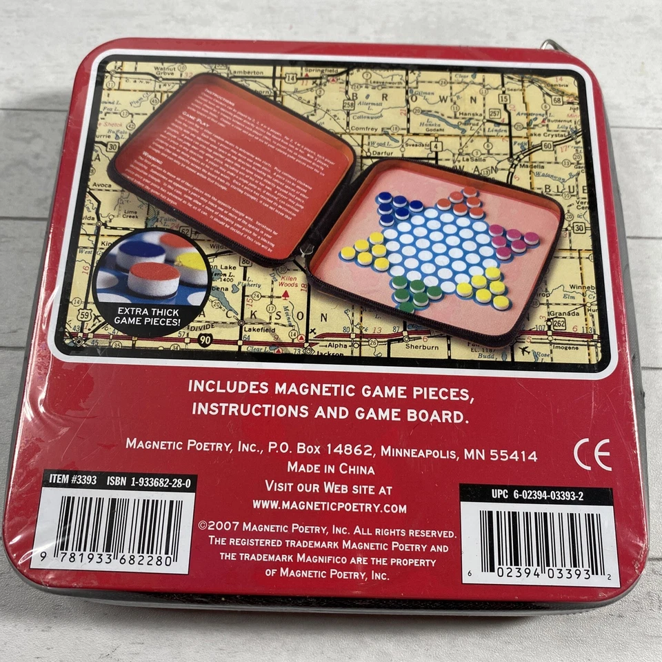 Magnifico Go Travel Game Chinese Checkers New Sealed - Image 2 of 2