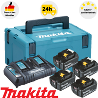 Makita Power Source Kit 198091-4 18V 4Xakku 6,0Ah+Dc18Rd DoppelladegeräT Makpac