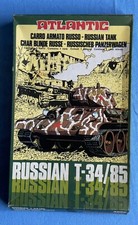 Atlantic Toy Soldiers Boxed 4605 scale ho 1/72 Russian t34/85 Tank Ww2 Model Kit