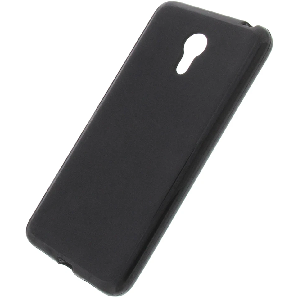 Custodia per Meizu M3 Note Custodia Cellulare TPU Gomma Custodia Nera - Immagine 4 di 4