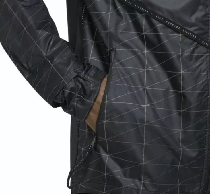 Nike Flash Run Division Running Jacket Black/ Grey CU7868-010