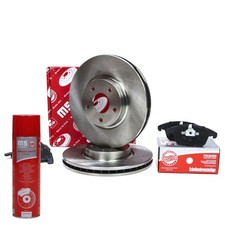 Bremsscheiben + Bremsbeläge + Bremsenreiniger vorne für FORD MONDEO IV Turnier