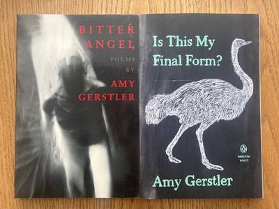 Lot of 2 by Amy Gerstler: Bitter Angel and Is This My Final Form? VG Paperbacks