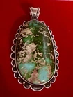Old Pawn Rare Large JG Koschtial  Royston Turquoise Sterling Silver &14kGold