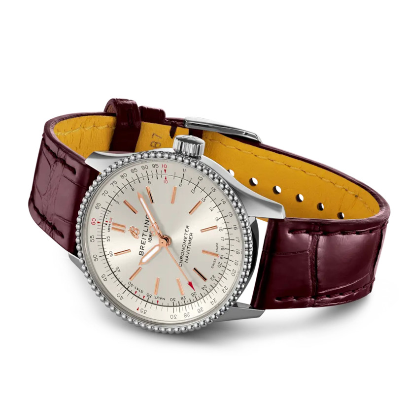 Breitling Navitimer Automatic Leather Strap Women… - image 4