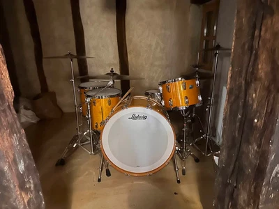 Ludwig Classic Maple Bonham configuration. 26x14 18x16 16x16 14x10 Golden S. - Photo 1/4