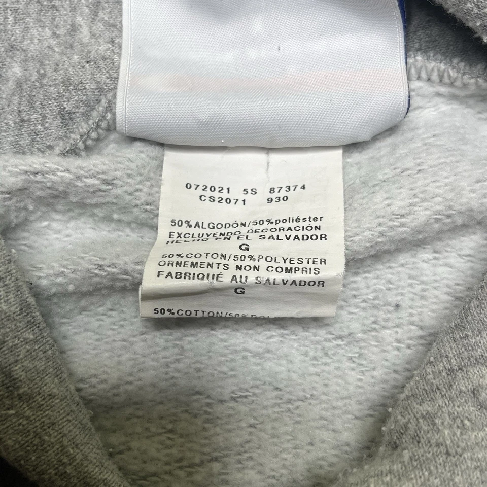 Champion Syracuse University Hoodie Mens Size Large Sweater Gray Pocket - Image 4 of 4