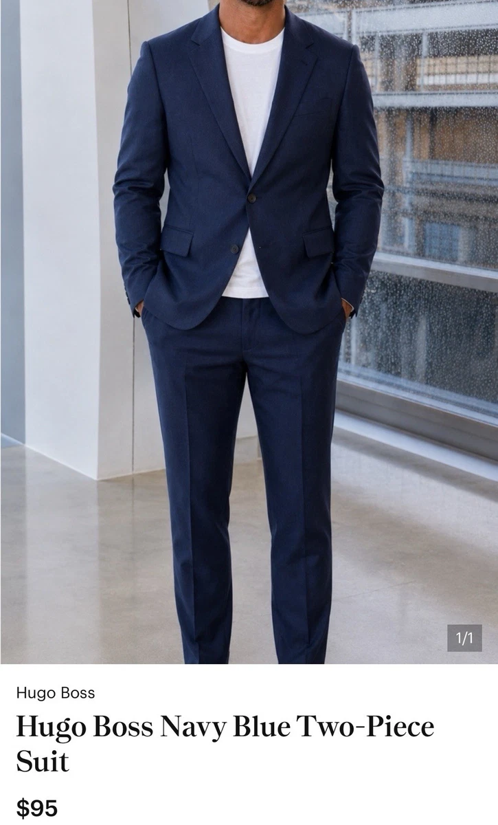 HUGO BOSS Blue Suits & Blazers for Men for sale | eBay
