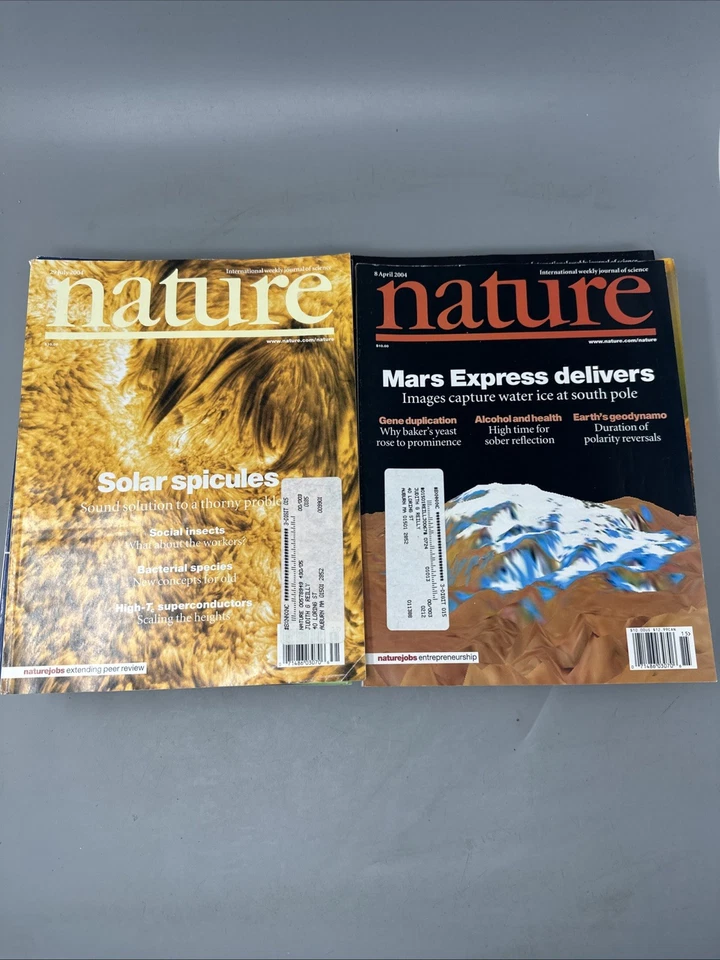 Lot of 26 Nature Magazines Year 2004 International Weekly Journal of Science - Image 3 of 4