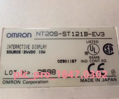 NT20S-ST121B-EV3 1PCS Brand New Omron NT20S-ST121B-EV3  Fast delivery