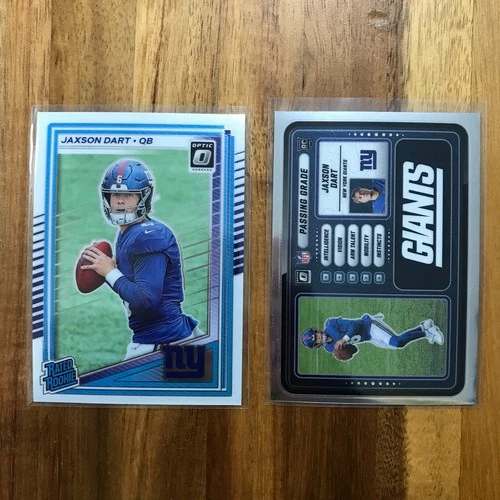 2025 Donruss Optic Jaxson Dart Base (RAW)