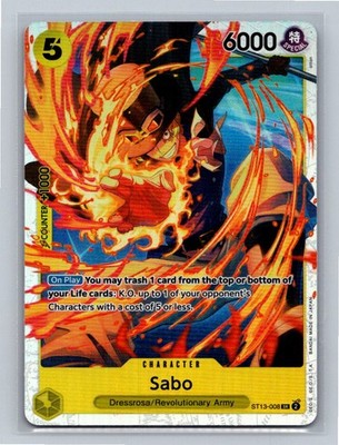 PSA10 サボ SR ST13-008 Sabo (008) Foil ST13-008 Ultra Deck: The