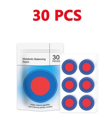 30 PCS Metabolic Balance Patch Daily Body Care Wellness Support Breathable Patch