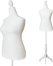 Beige Female Mannequin with Stand,Plus Size Form 61-67 Inch Height Adjustable