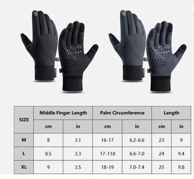 2 Pair ARCTICZ Premium Thermo Gloves, Waterproof Touch Screen SIZE XL 2