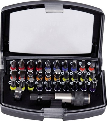 Bit Box PROJAHN 1/4 Zoll Color mit Gürtelclip und 30 Bits Professional Qualität 