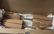 Dillard's Rochester Shoe Tree Co. Cedar Wood Shoe Trees Size L 10W-12M NIB