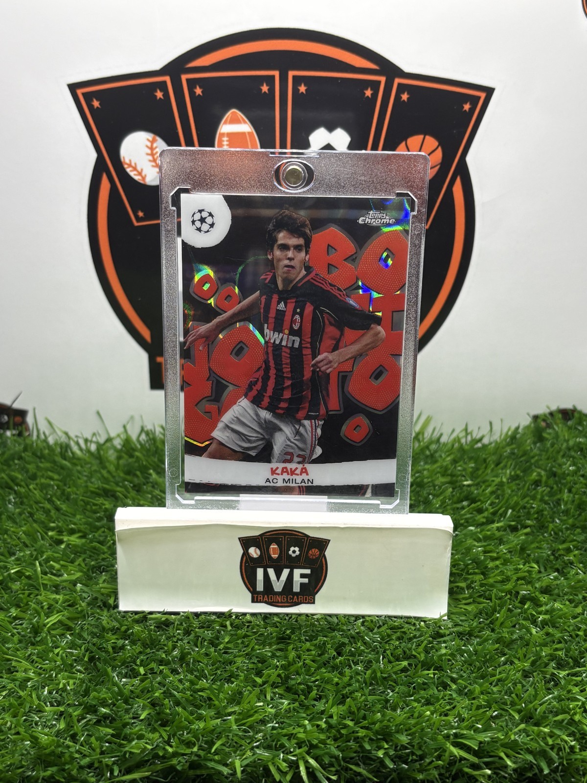 Kaka #JB-2 Soccer Cards 2022 Topps Chrome UEFA Club Competitions Joga Bonito trading card — raw and PSA graded price guide