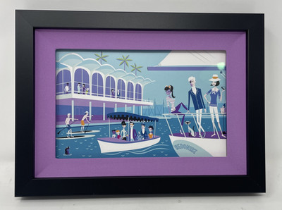 Framed Shag ''The Seafarers'' Promo Art Card Lupine Mini Fabric Liner