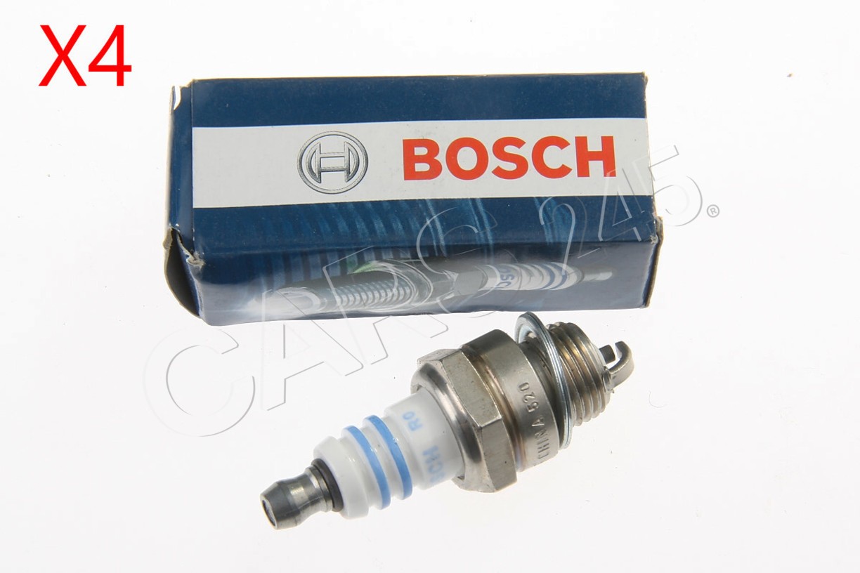 BOSCH Spark Plug x4 Petrol For STIHL 0241245555