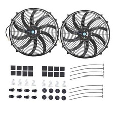 14" Electric Radiator Cooling Fan Assembly Kit, Universal High Performance 12V